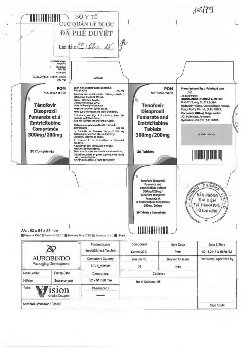 thông tin, cách dùng, giá thuốc Tenofovir Disoproxil Fumarate and Emtricitabine Tablets 300mg/200mg - ảnh 0