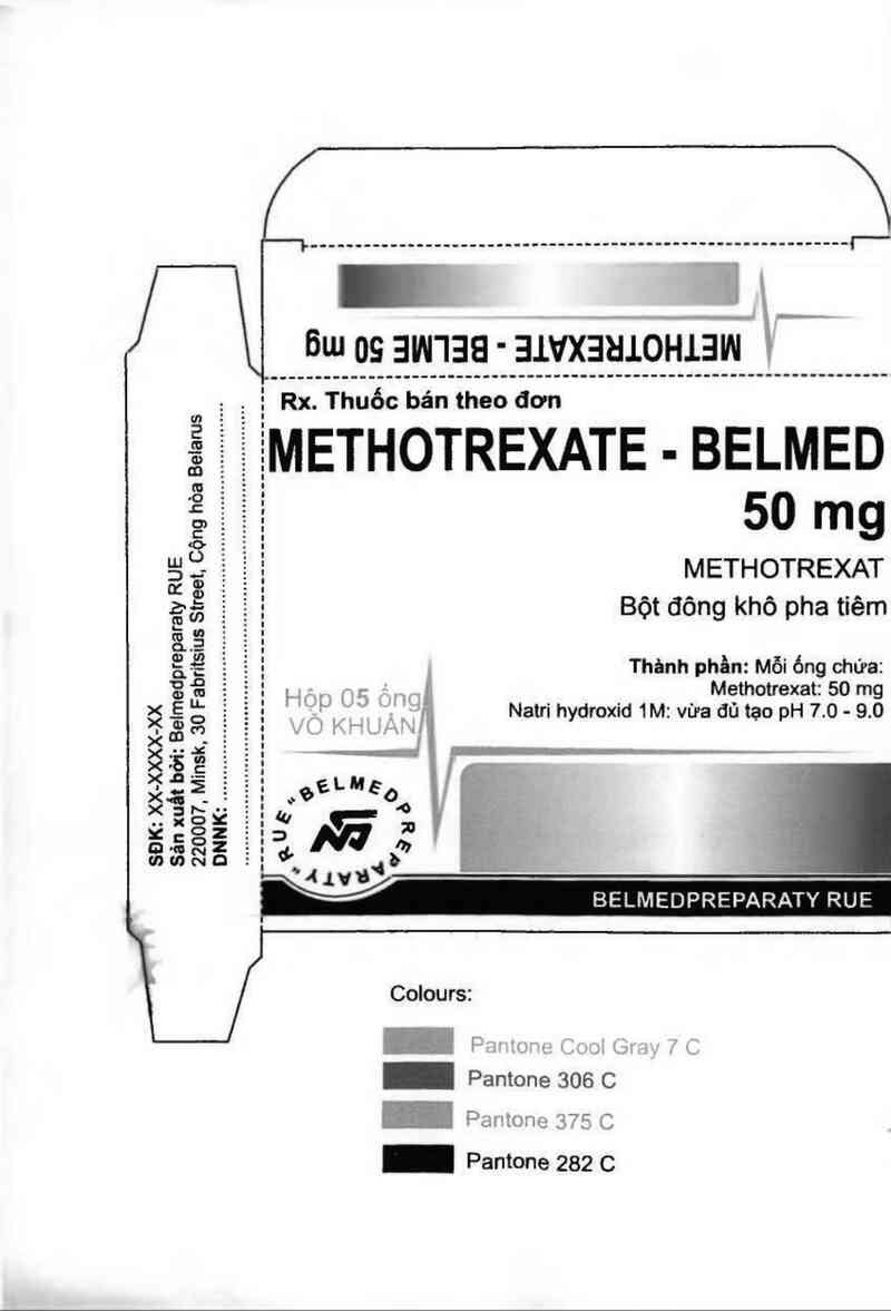 thông tin, cách dùng, giá thuốc Methotrexate-Belmed - ảnh 0