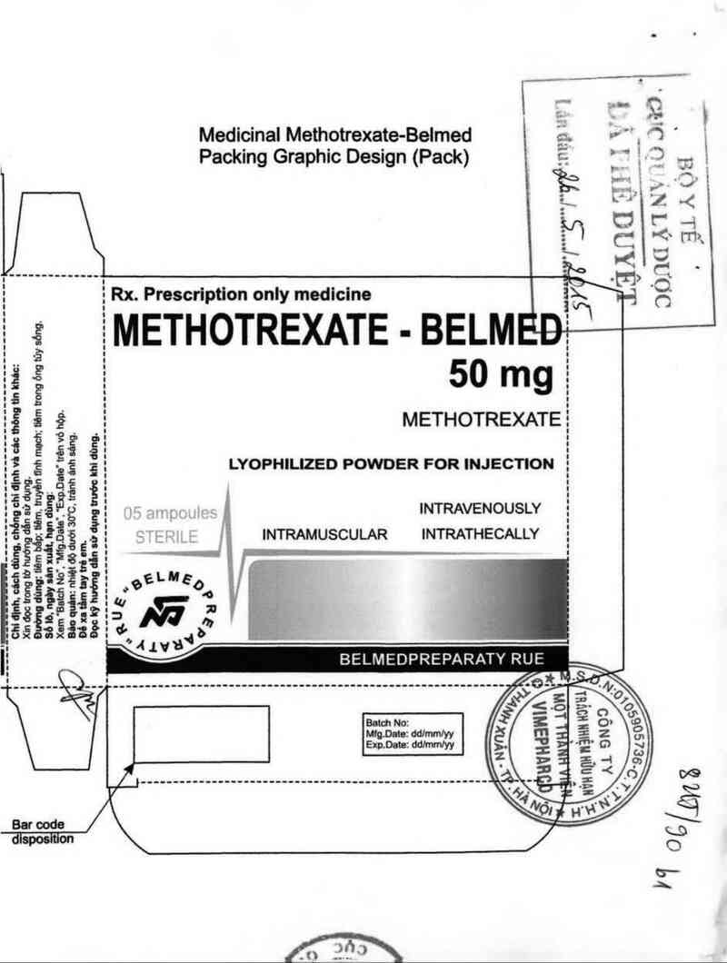 thông tin, cách dùng, giá thuốc Methotrexate-Belmed - ảnh 1