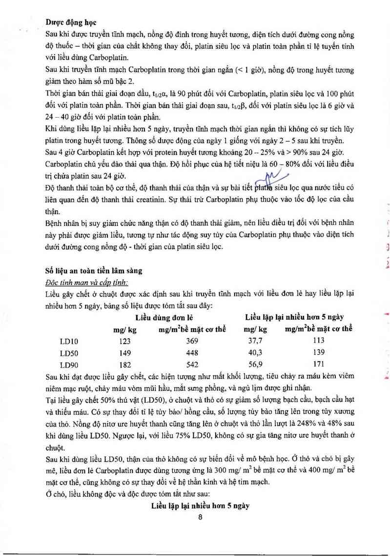 thông tin, cách dùng, giá thuốc Carboplatin Onkovis 10 mg/ml - ảnh 8