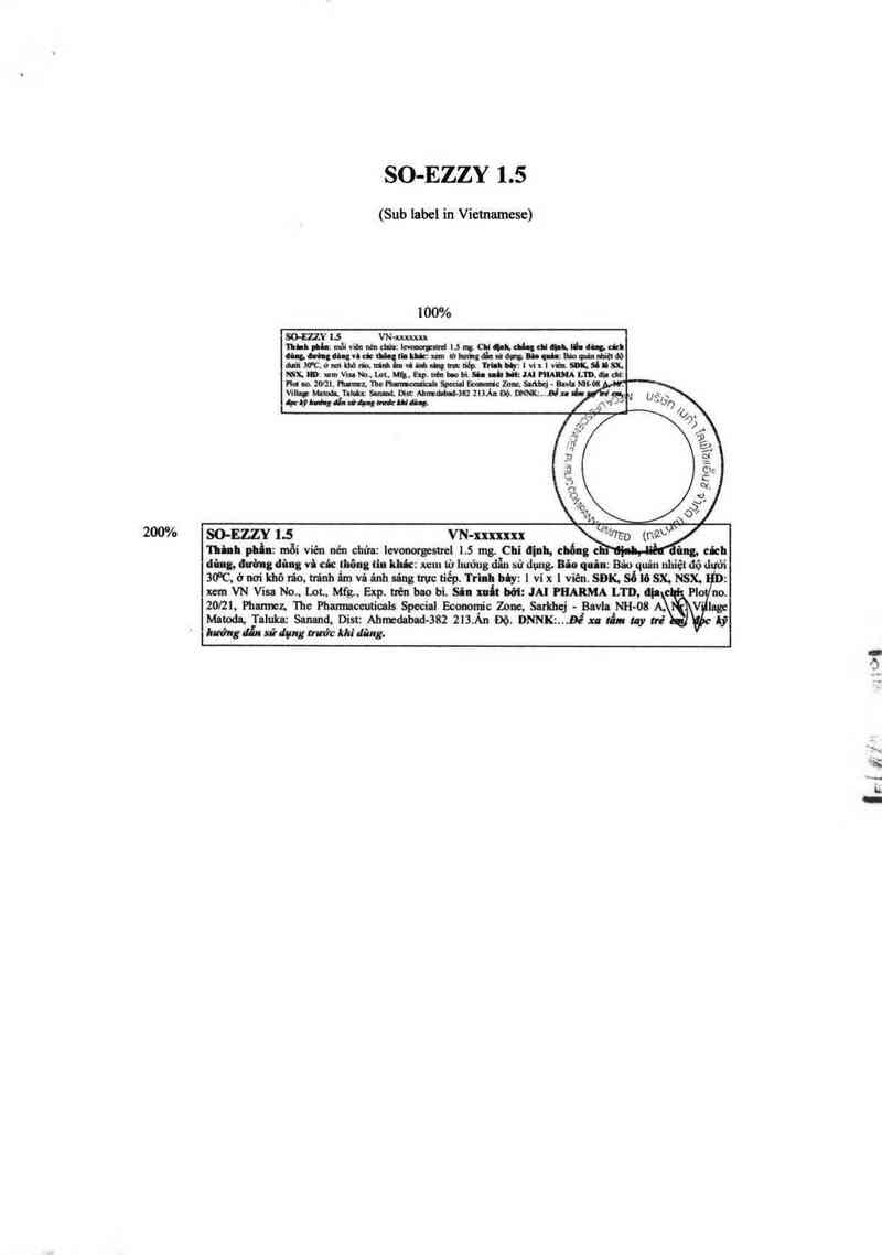 thông tin, cách dùng, giá thuốc So-Ezzy 1.5 - ảnh 2