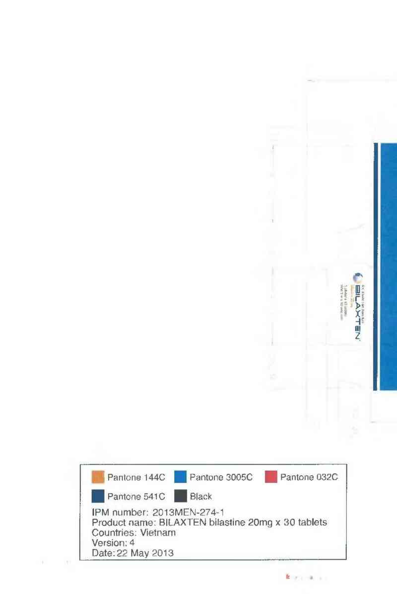thông tin, cách dùng, giá thuốc Bilaxten (cơ sở kiểm nghiệm: A. Menarini Manufacturing Logistics and Services S.r.l.; địa chỉ: Via Sette Santi, 3-50131 Firenze (FI)- Italy) - ảnh 5