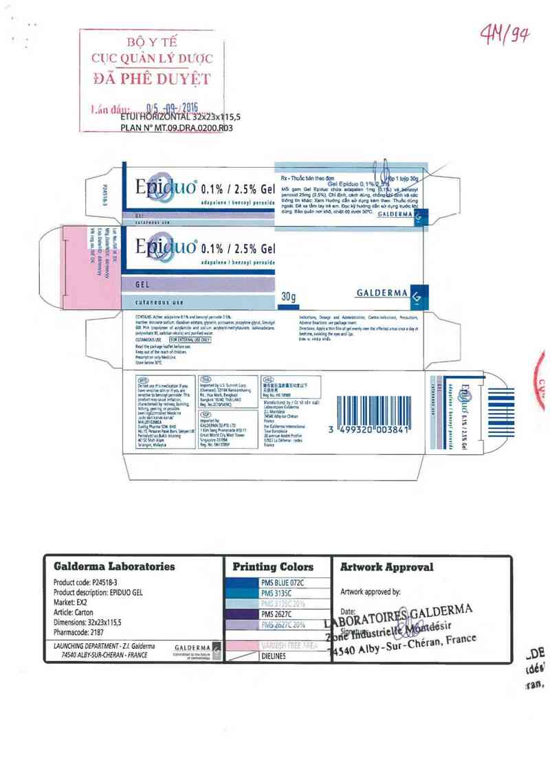 thông tin, cách dùng, giá thuốc Epiduo 0.1%/2.5% gel - ảnh 0