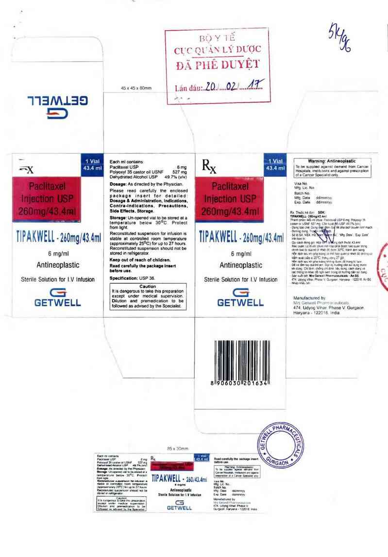 thông tin, cách dùng, giá thuốc Tipakwell-260mg/43.4ml - ảnh 0