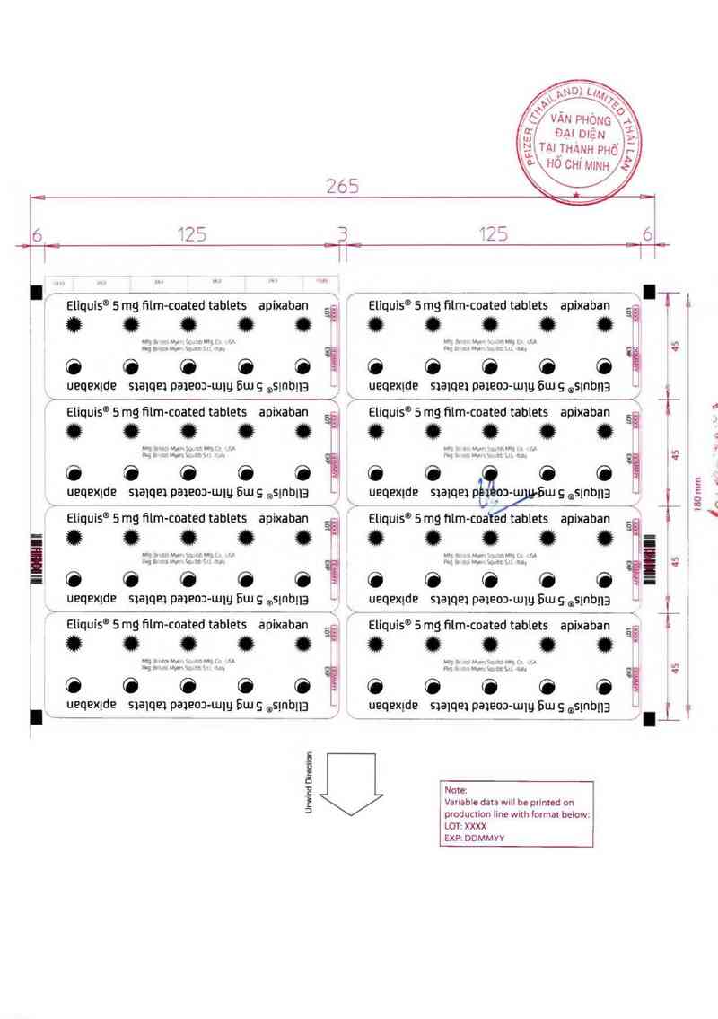 thông tin, cách dùng, giá thuốc Eliquis - ảnh 2