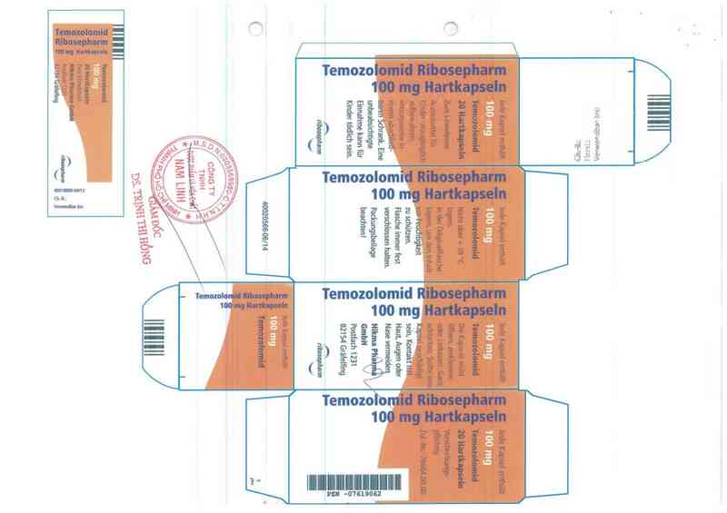 thông tin, cách dùng, giá thuốc Temozolimid Ribosepharm 100mg - ảnh 3