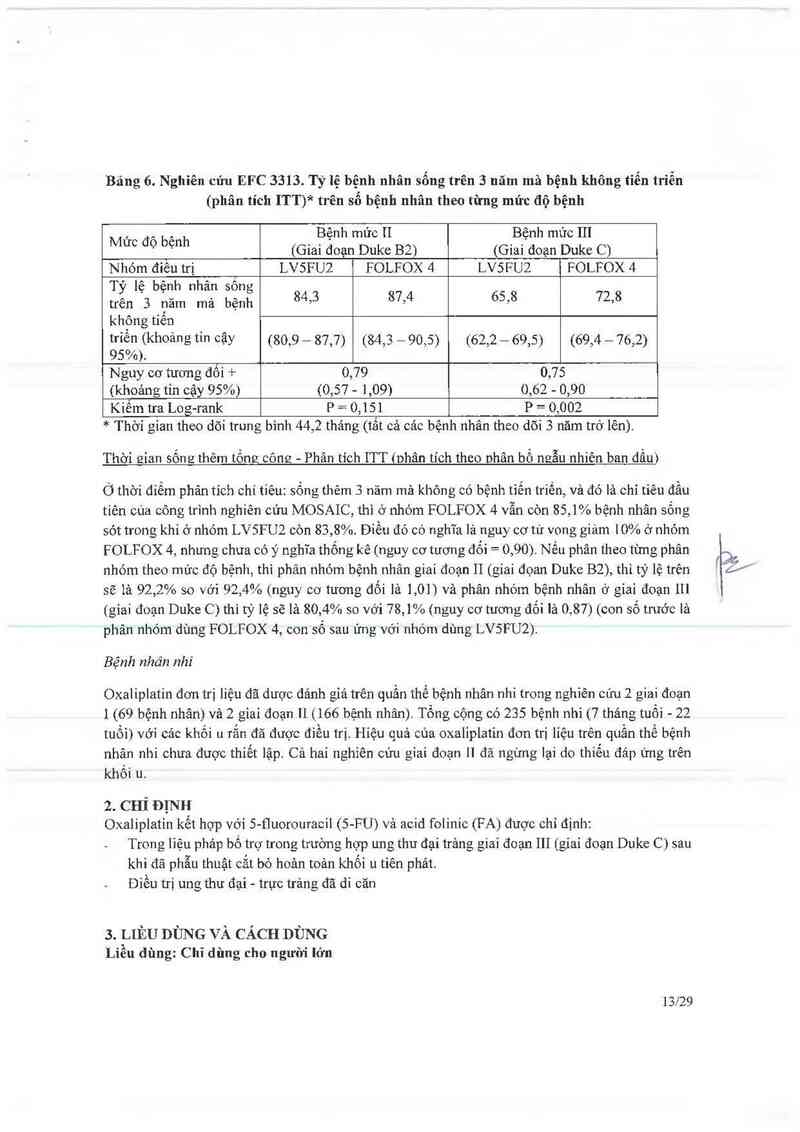 thông tin, cách dùng, giá thuốc Oxaliplatin ~Ebewe~ 50mg/10ml - ảnh 14