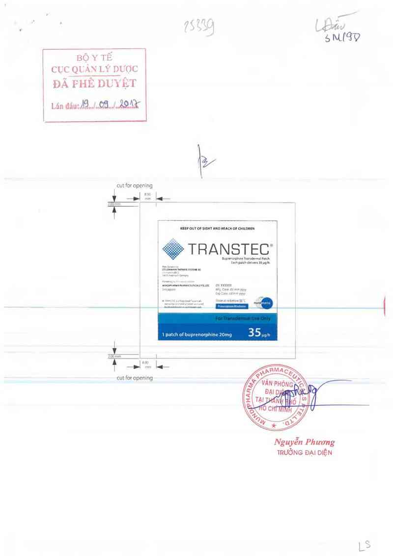 thông tin, cách dùng, giá thuốc Transtec 35 mcg/h - ảnh 0