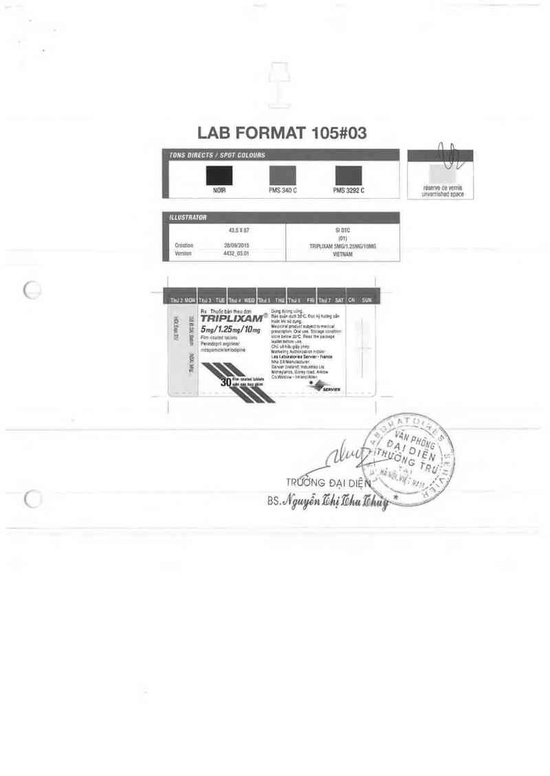 thông tin, cách dùng, giá thuốc TRIPLIXAM 5mg/1.25mg/10mg - ảnh 1