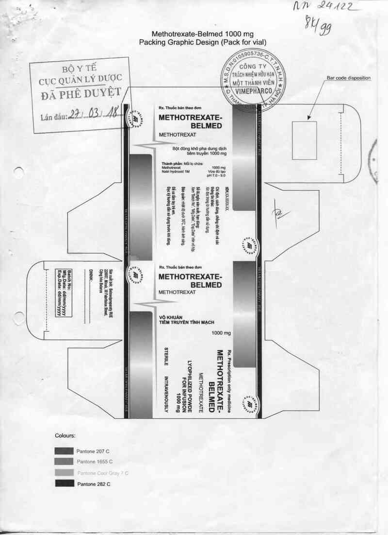 thông tin, cách dùng, giá thuốc Methotrexate-Belmed - ảnh 0