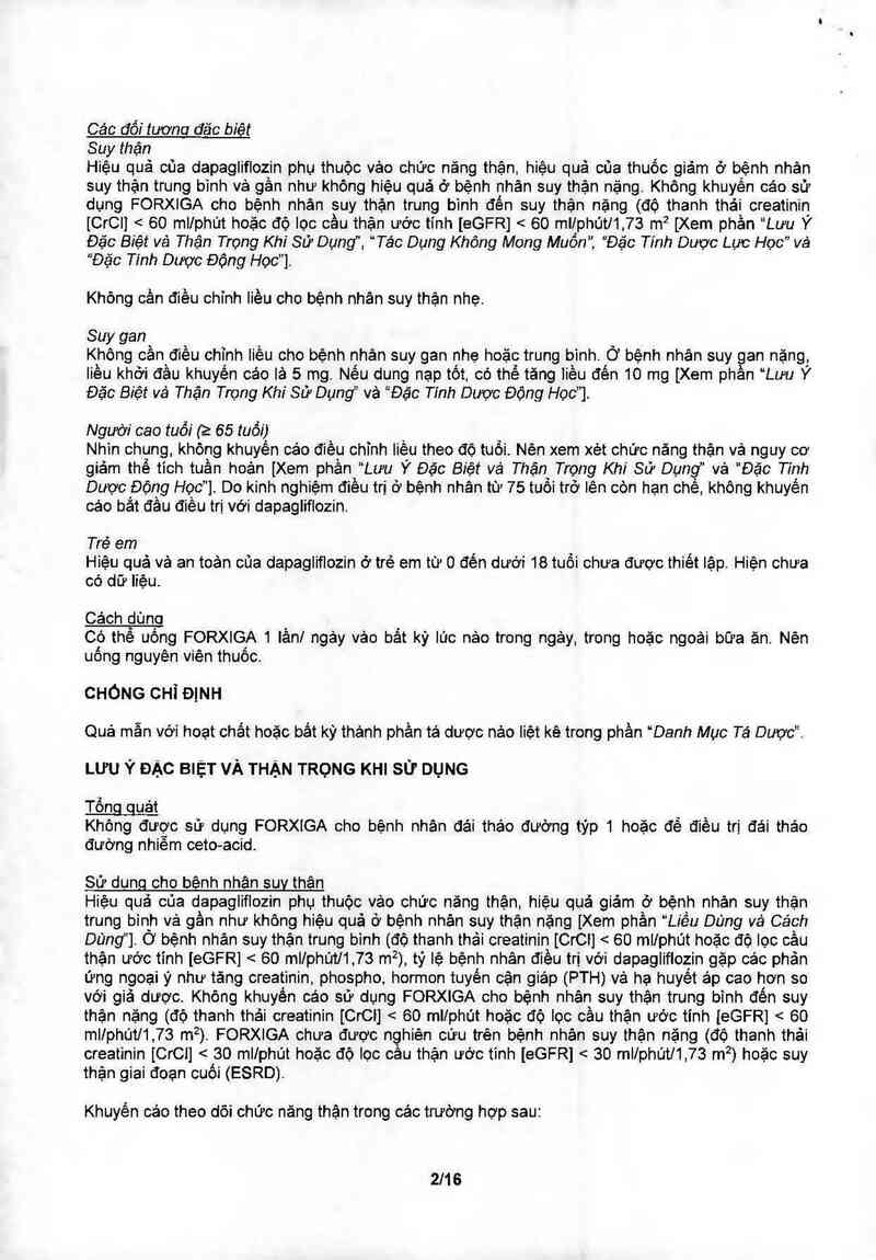thông tin, cách dùng, giá thuốc Forxiga (Đóng gói bởi: Bristol-Myers Squibb S.r.l, Đ/c: Contrada Fontana del Ceraso, 03012 Anagni, Italy) - ảnh 3