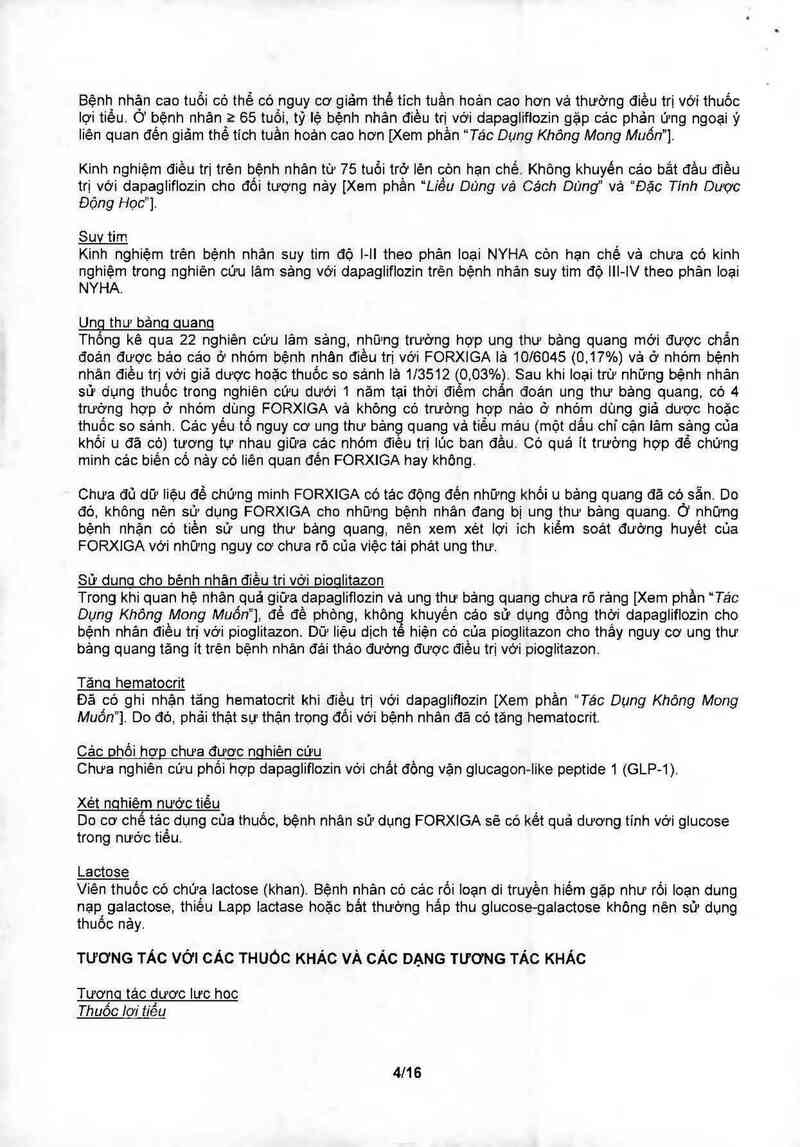 thông tin, cách dùng, giá thuốc Forxiga (Đóng gói bởi: Bristol-Myers Squibb S.r.l, Đ/c: Contrada Fontana del Ceraso, 03012 Anagni, Italy) - ảnh 5