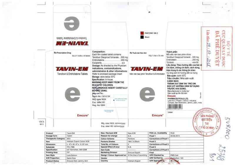 thông tin, cách dùng, giá thuốc Tavin-EM - ảnh 0
