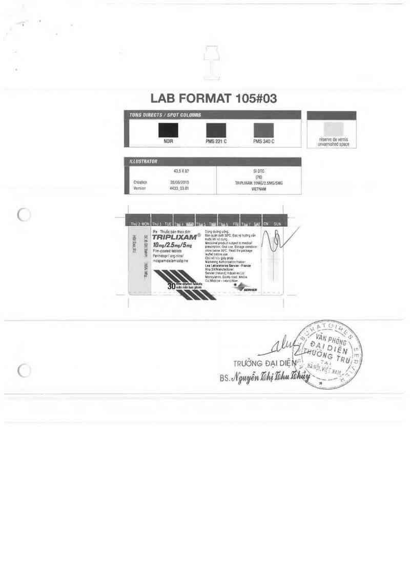 thông tin, cách dùng, giá thuốc TRIPLIXAM 10mg/2.5mg/5mg - ảnh 1