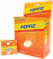 Pepfiz Effervescent Tablets Orange flavour